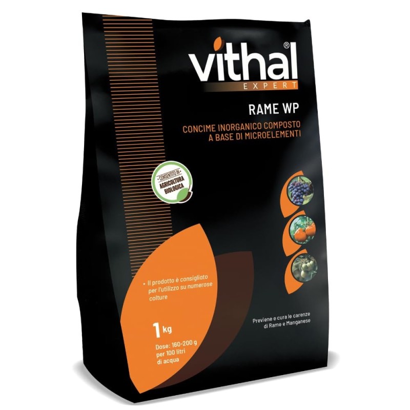 CONCIME INORGANICO VITHAL EXPERT RAME  polvere WP Kg.1 vite agrumi melo pomodoro